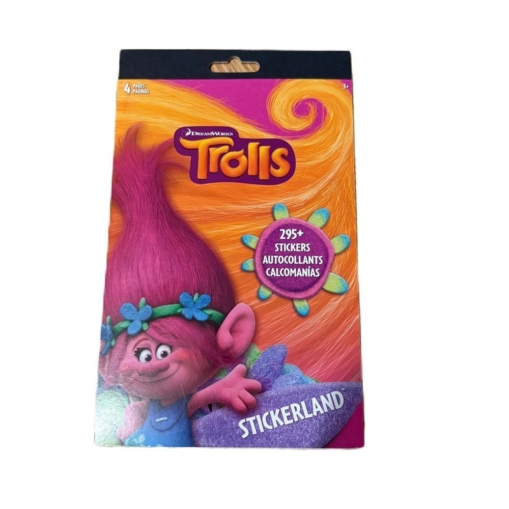 DreamWorks Trolls Stickerland NEW 295 Stickers Poppy